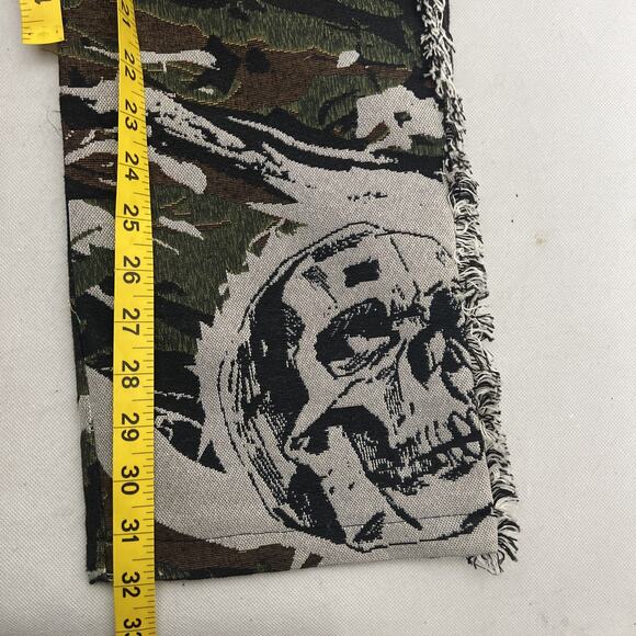 Rebel Vengeance Men Size 30 Skeleton Skull Camo Graphic Cargo Pants Streetwear - Picture 10 of 11